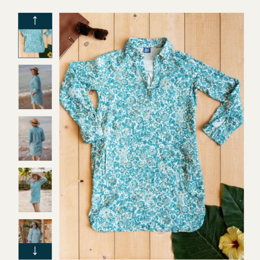 Ripskirt Hawaii Al Mare Travel Dress - New with Tags Medium